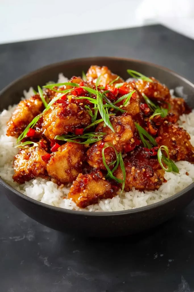 FIRECRACKER CHICKEN KARAGE & STICKY RICE