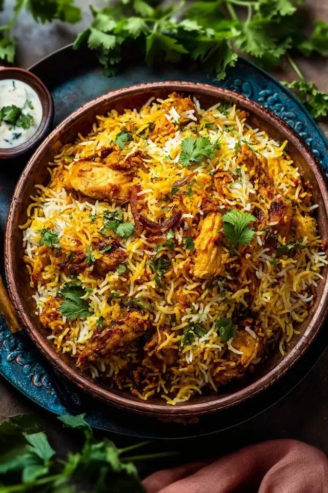 THE LOADED DESI STREET CHICKEN BIRYANI