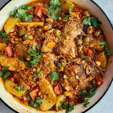 SMOKED MOROCCAN CHICKEN TAGINE