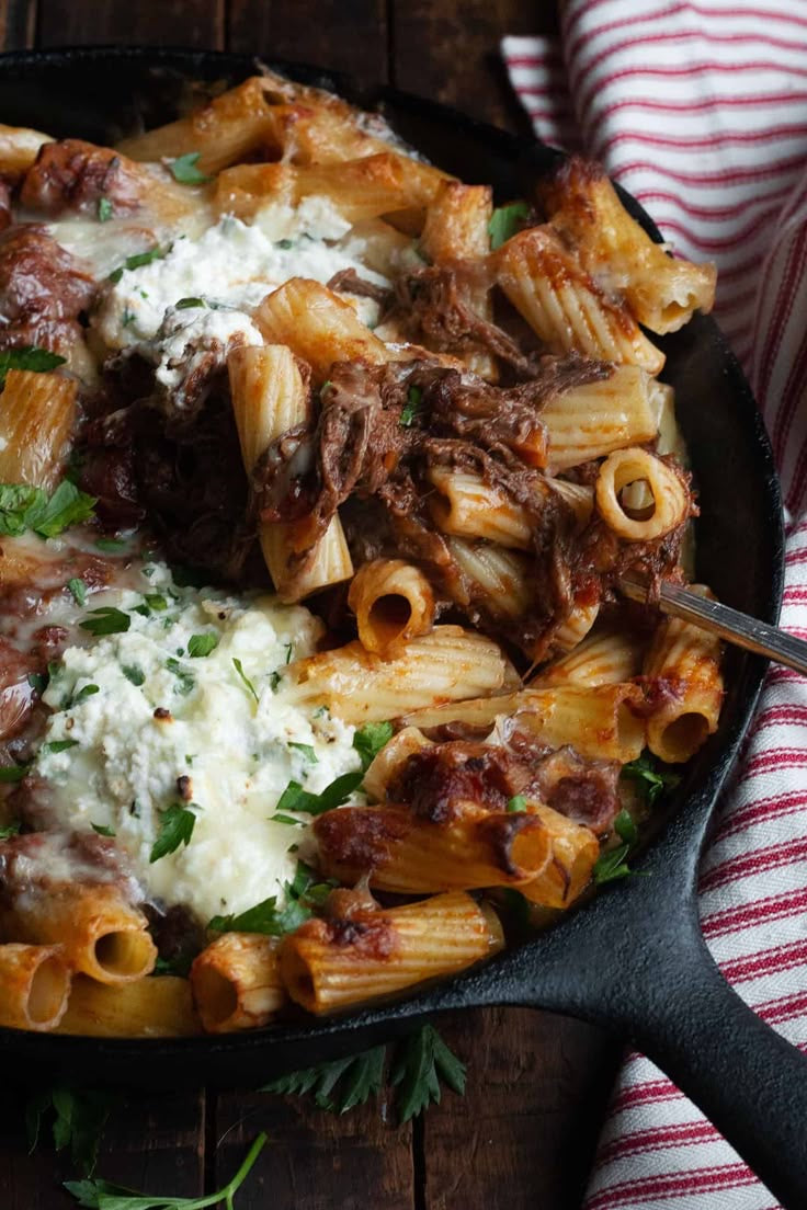 Peppercorn Beef Brisket Penne