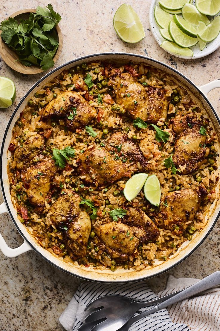 SPANISH MARINATED CHICKEN FILLET, ARROZ ANDALUZ
