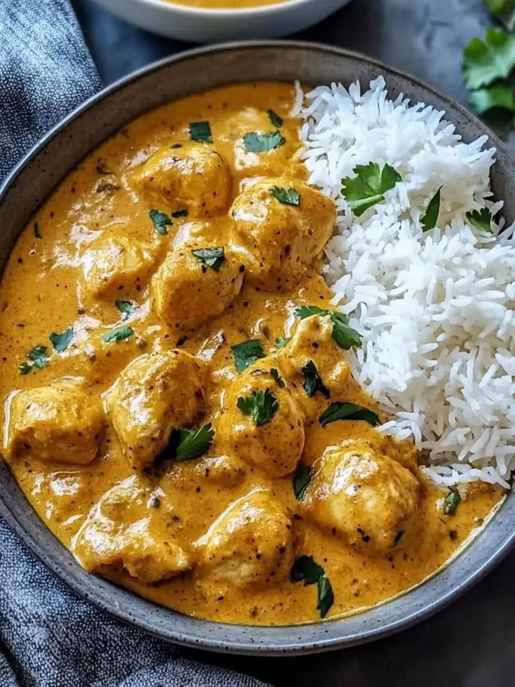 CHICKEN KORMA, BASMATI RICE