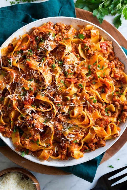 Classic beef bolognese