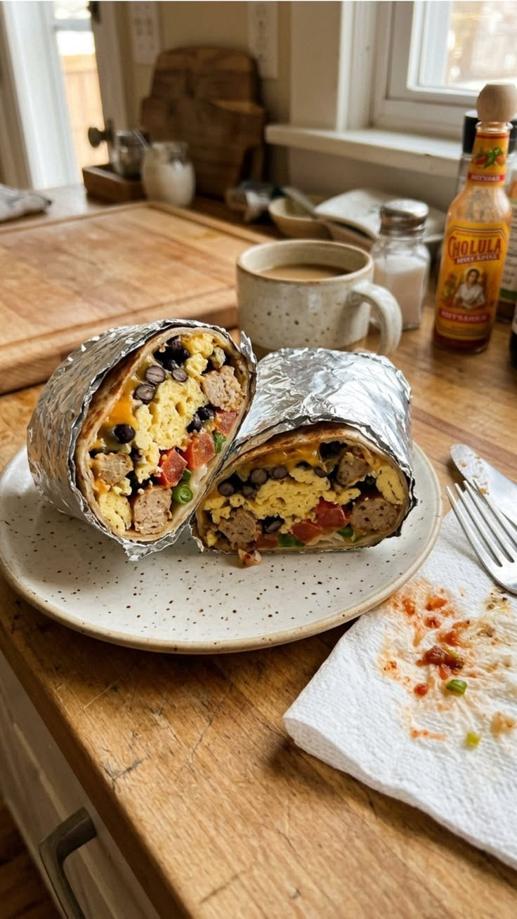 The fuel loaded breakfast wrap