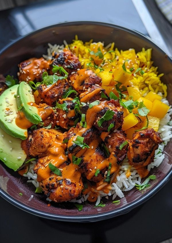 Sweet & Spiced Caramelised Mango Chicken Curry