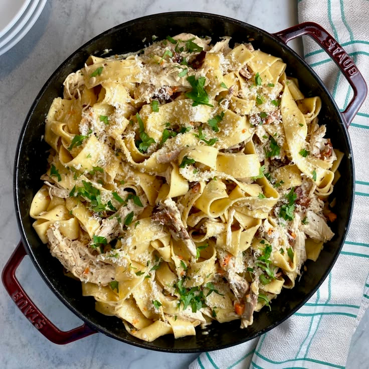 Peppercorn Chicken Pappardelle