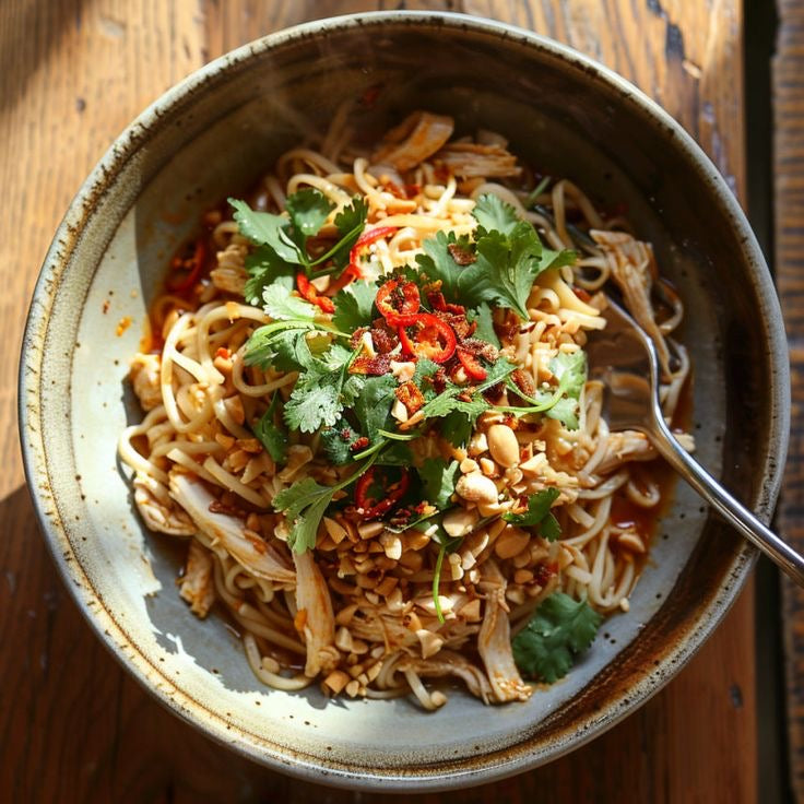 Satay Chicken Noodles