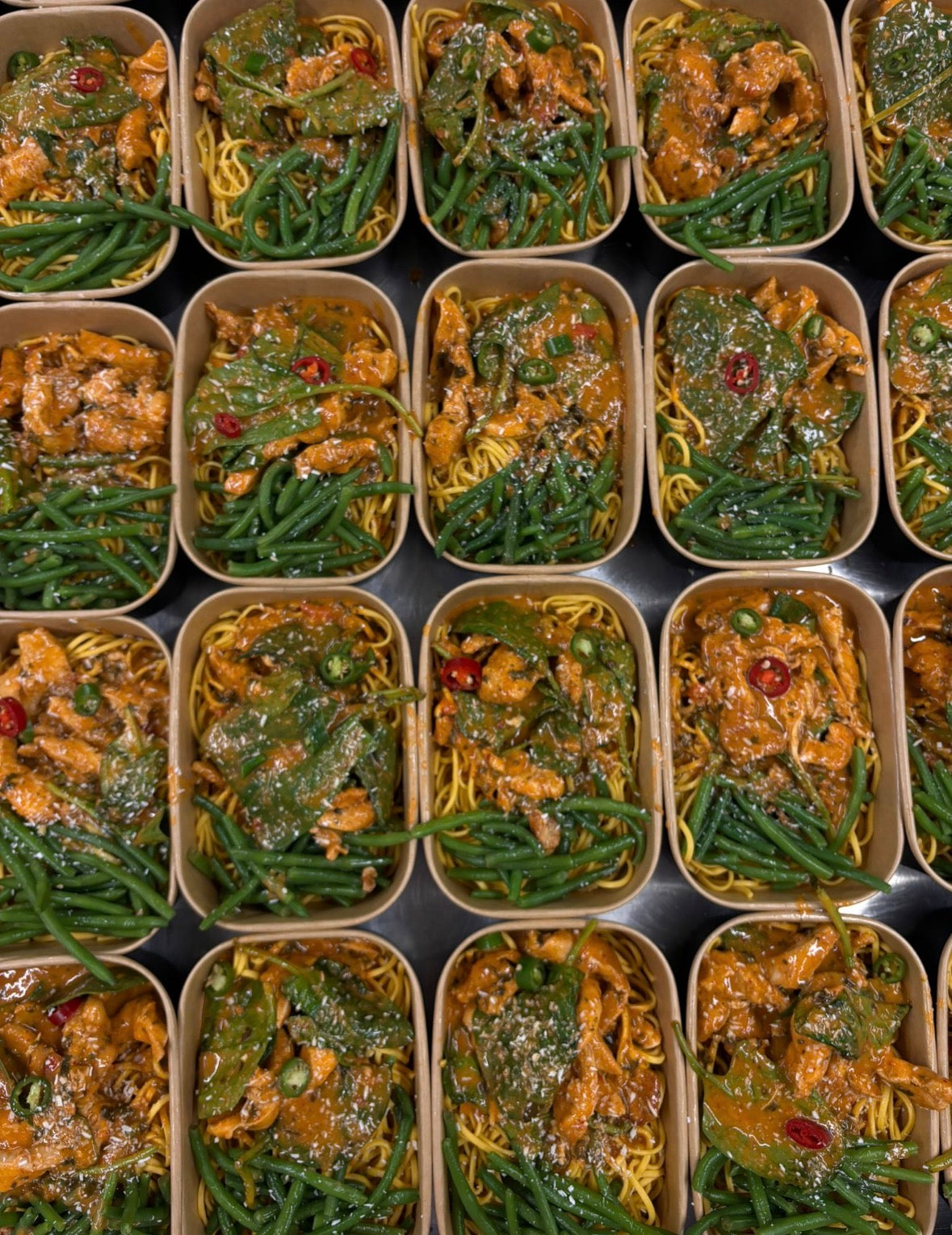 Red Thai Chicken Noodles