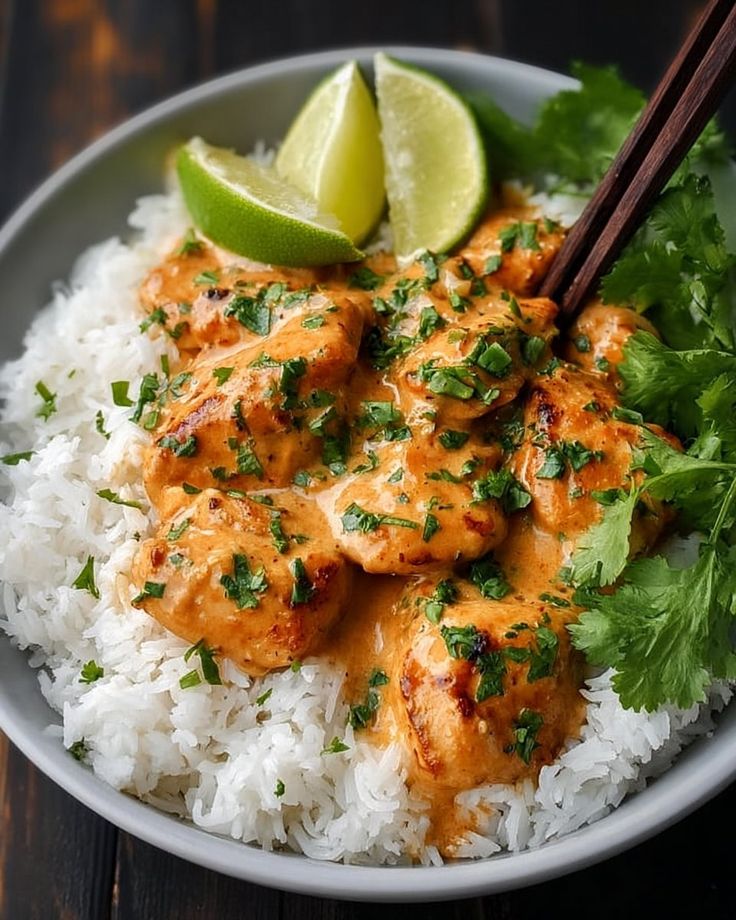 BRAZILIAN LIME CHICKEN & STICKY RICE